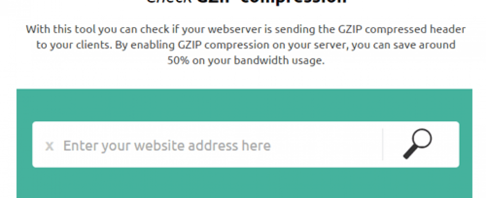 check gzip compression