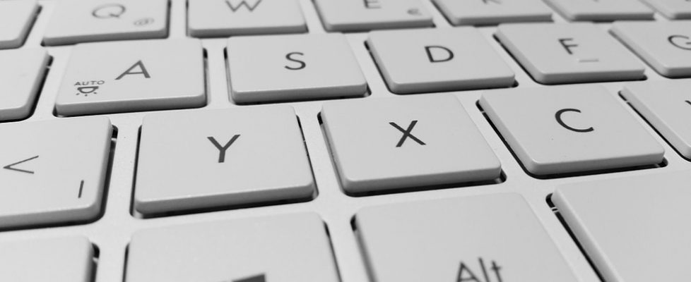 White Laptop Keyboard